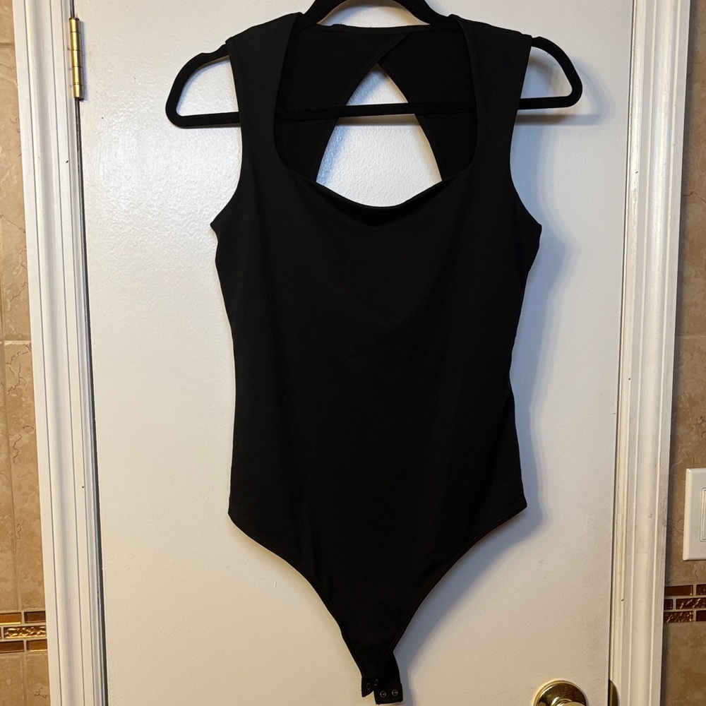 Hollister Black Sleeveless Bodysuit